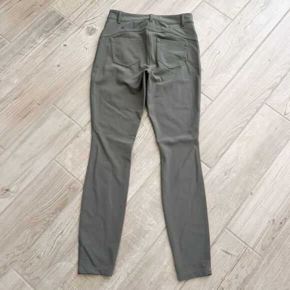 Lululemon City Sleek Slim-Fit 5 Pocket High-Rise Pant in Grey Sage Size 28 - Picture 10 of 13